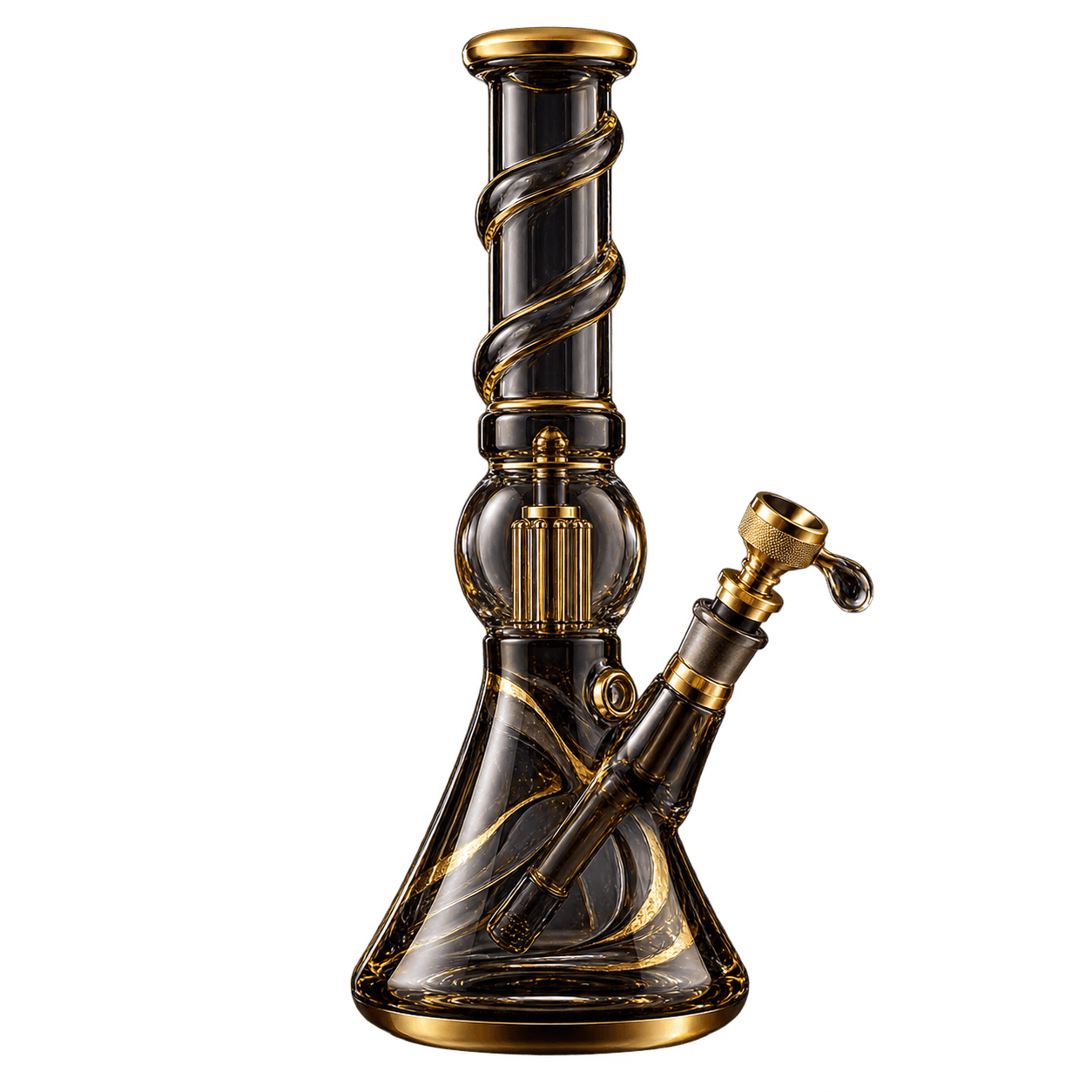 Noir Spiral Glass synthetic collection presentation