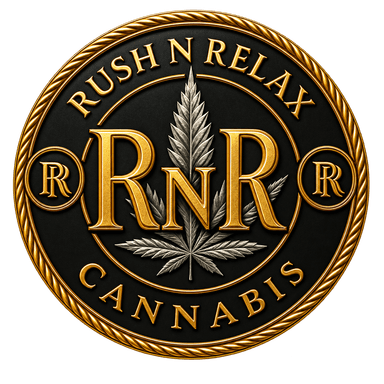 Rush N Relax presentation logo
